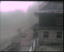 Terasa horského hotelu