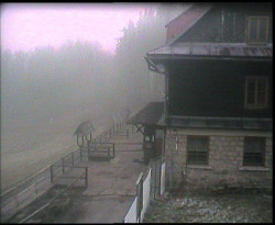 Terasa horského hotelu