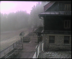 Terasa horského hotelu