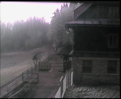 Terasa horského hotelu