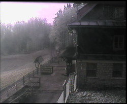 Terasa horského hotelu