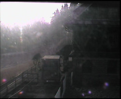 Terasa horského hotelu