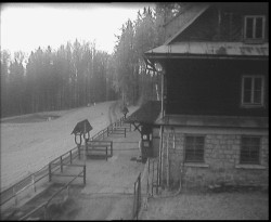 Terasa horského hotelu