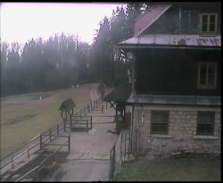 Terasa horského hotelu