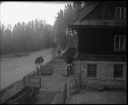 Terasa horského hotelu