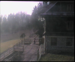 Terasa horského hotelu