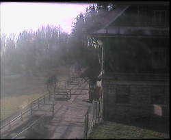 Terasa horského hotelu