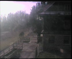 Terasa horského hotelu