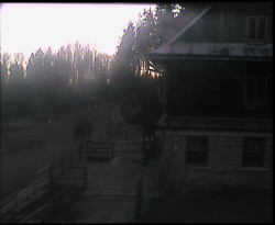 Terasa horského hotelu