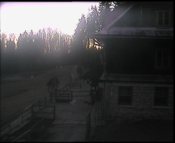 Terasa horského hotelu