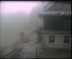 Terasa horského hotelu