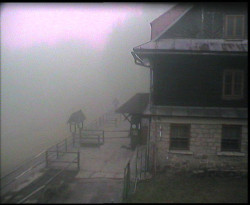 Terasa horského hotelu