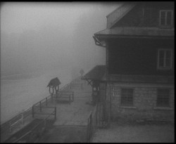 Terasa horského hotelu