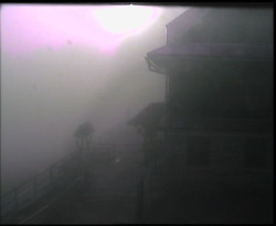 Terasa horského hotelu