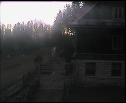 Terasa horského hotelu