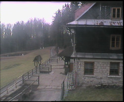 Terasa horského hotelu