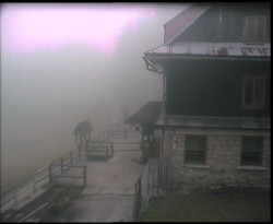 Terasa horského hotelu