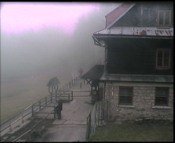 Terasa horského hotelu