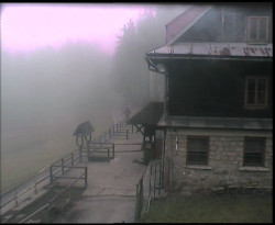 Terasa horského hotelu