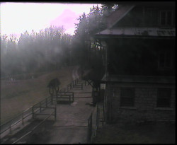 Terasa horského hotelu