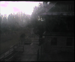 Terasa horského hotelu