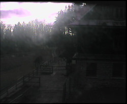 Terasa horského hotelu