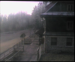 Terasa horského hotelu