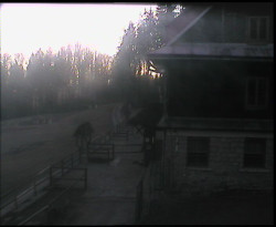 Terasa horského hotelu