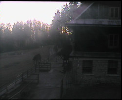 Terasa horského hotelu