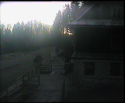 Terasa horského hotelu