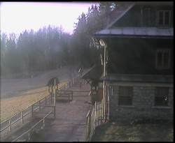 Terasa horského hotelu