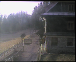 Terasa horského hotelu