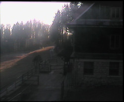 Terasa horského hotelu