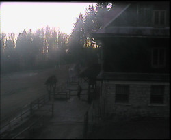 Terasa horského hotelu