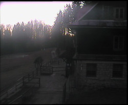 Terasa horského hotelu