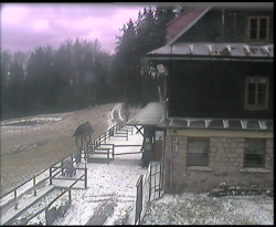 Terasa horského hotelu