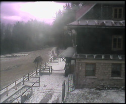 Terasa horského hotelu