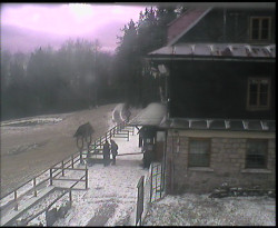 Terasa horského hotelu