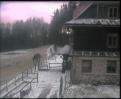 Terasa horského hotelu
