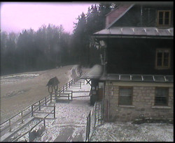 Terasa horského hotelu