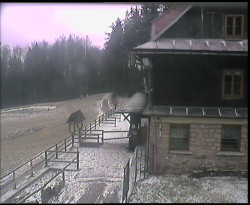 Terasa horského hotelu