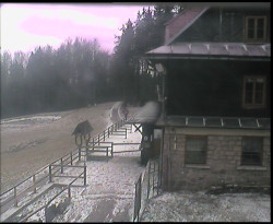 Terasa horského hotelu