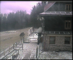 Terasa horského hotelu