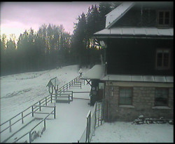 Terasa horského hotelu