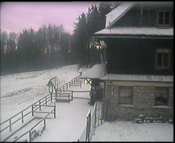 Terasa horského hotelu