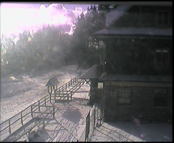 Terasa horského hotelu