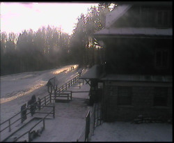 Terasa horského hotelu