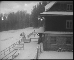 Terasa horského hotelu