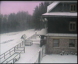 Terasa horského hotelu