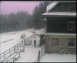 Terasa horského hotelu